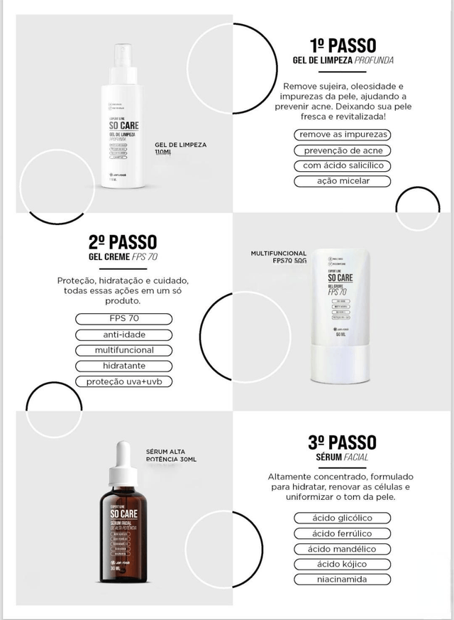 Kit So Care | Pele Perfeita em 3 Passos